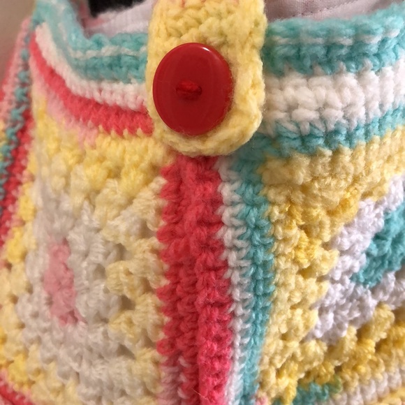 Hand made crocheted bag. New - Picture 3 of 6